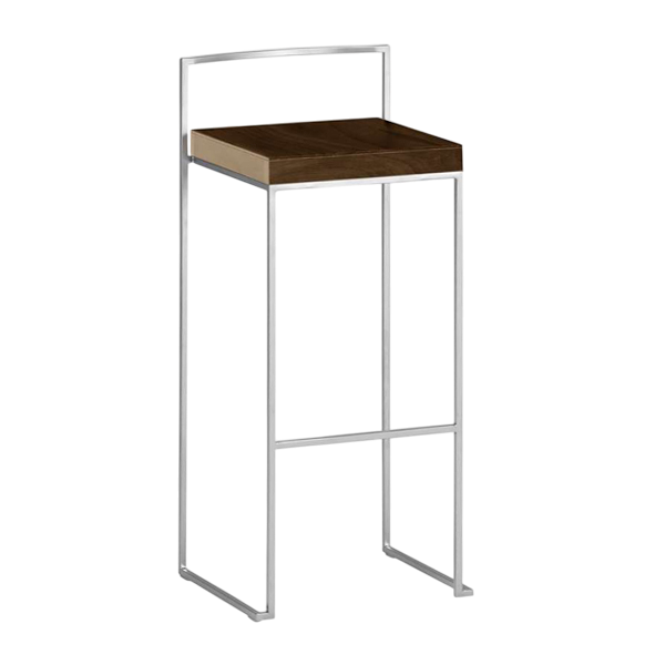 Tabouret Lapalma Cubo bois foncé